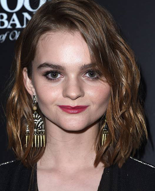 Kerris Dorsey in Sequin's Pavone Earrings