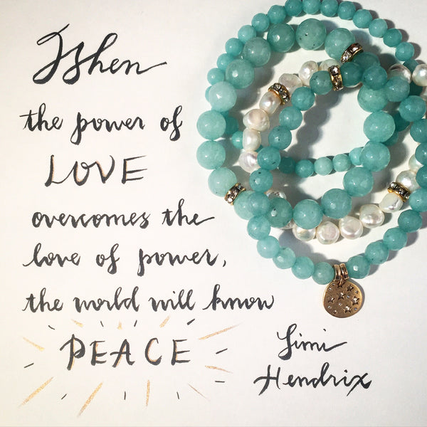 #PeaceForParis - Color Karma "Peaceful" Bracelets
