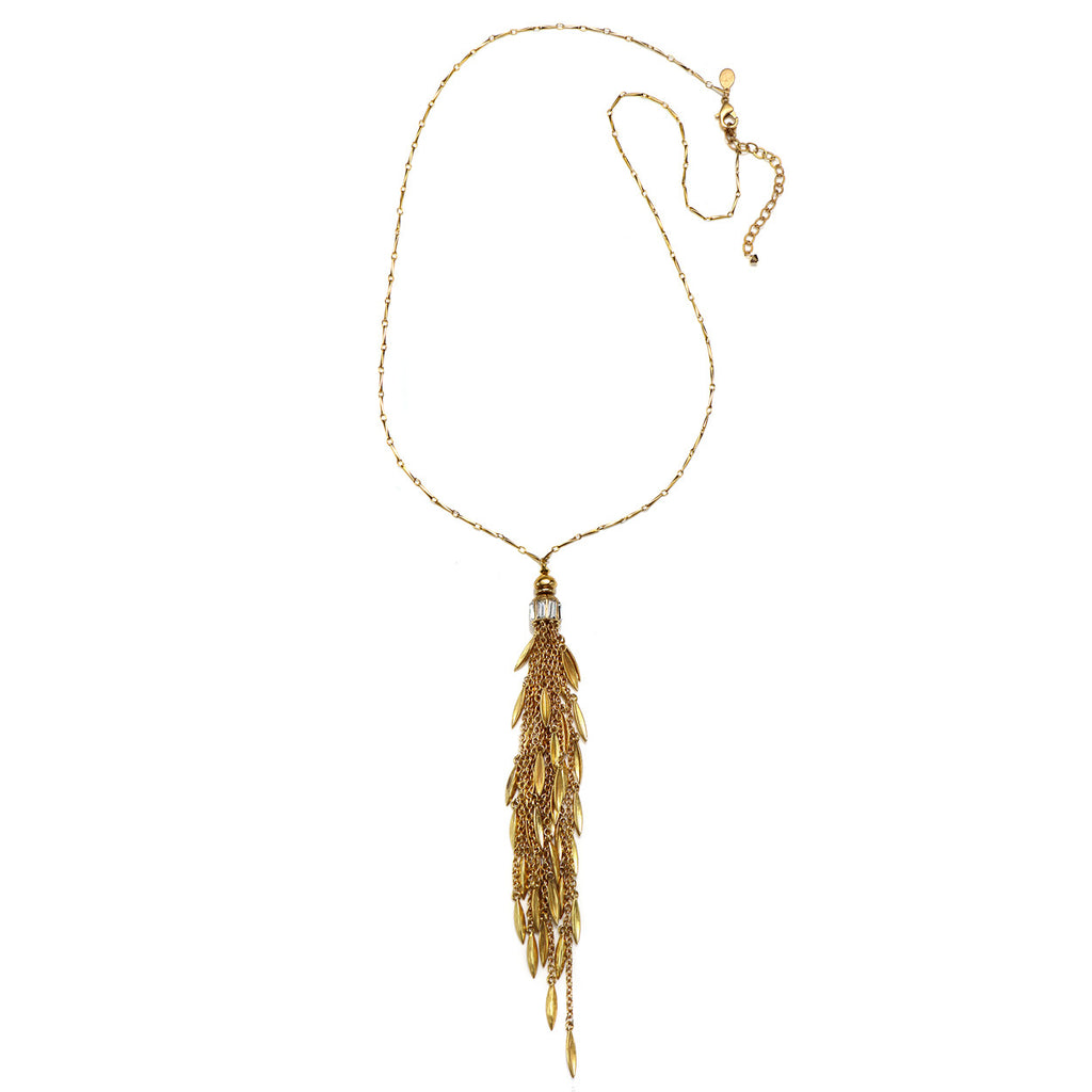 Comet Tassel Pendant Necklace | Sequin