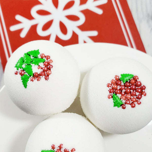 xmas bath bombs