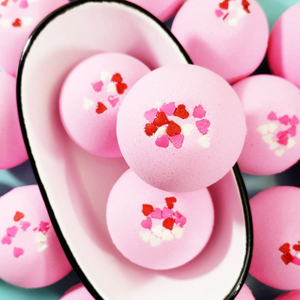 valentines bath bombs