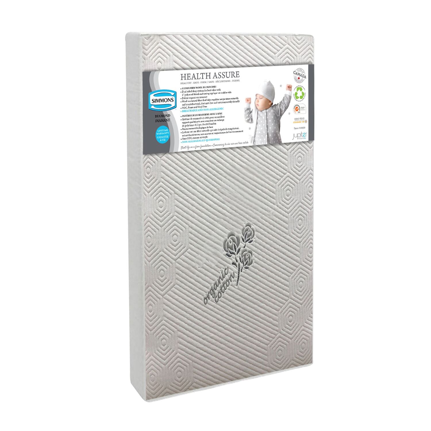 simmons health assure crib mattress