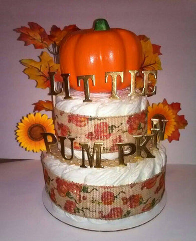 fall diaper cake
