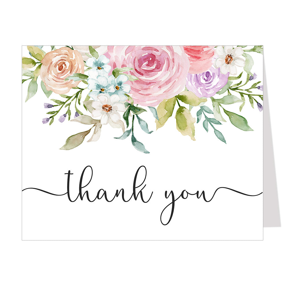 Baby In Bloom Thank You Card – The Invite Lady
