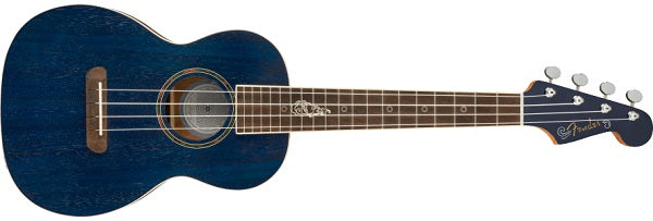 MODEL: 0971752127 DHANI HARRISON UKE, WALNUT FINGERBOARD, SAPPHIRE BLUE