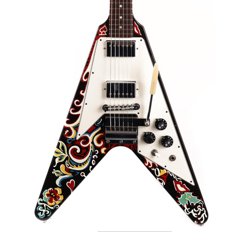 Gibson Custom Shop Jimi Hendrix Psychedelic Hand-Painted Flying V Guitar 2006