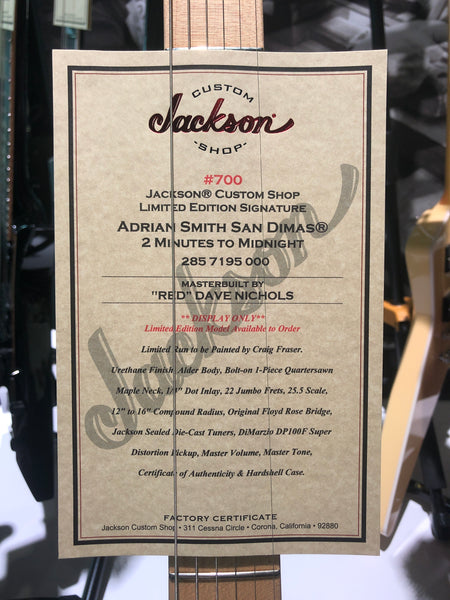 NAMM 2020: Jackson Custom Shop Guitars