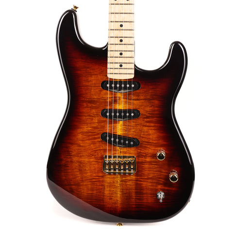 Landon Twentyfive 12 Koa Top Tobacco Burst