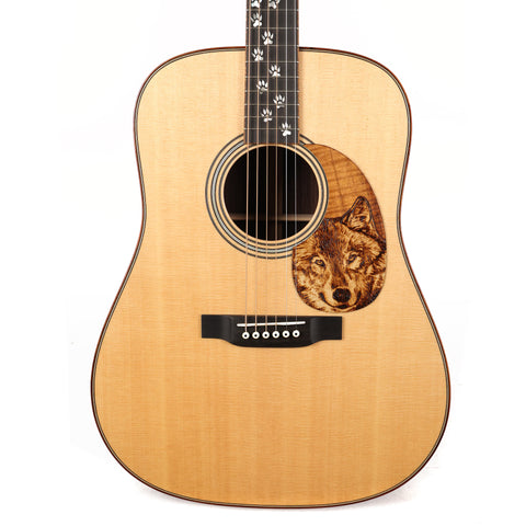 Martin Custom Shop D-28 Wolf Dreadnought Acoustic Natural 2017