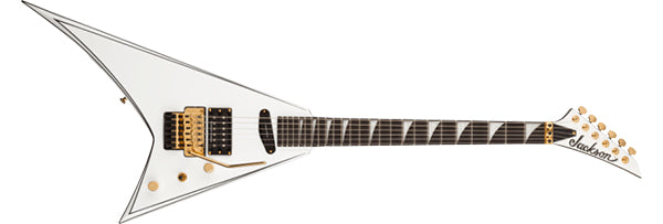 MODEL: 2916677576 CONCEPT SERIES RHOADS RR24 HS, EBONY FINGERBOARD, WHITE WITH BLACK PINSTRIPES