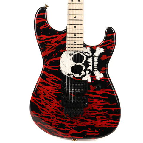 Charvel Custom Shop Warren DeMartini San Dimas Skull Graphic