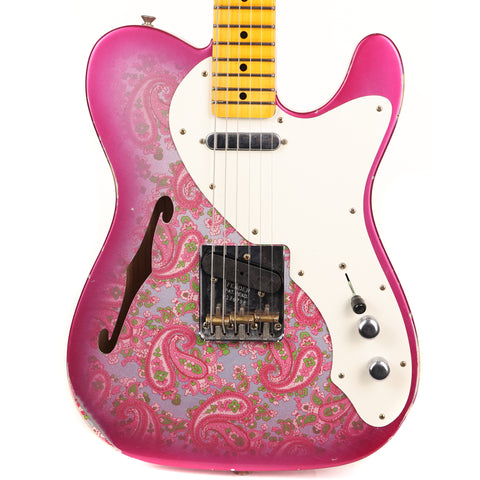 Fender Custom Shop Limited Edition 50's Thinline Telecaster Relic Pink Paisley