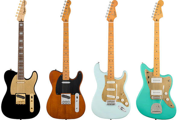 Squier 40th Anniversary Gold and Vintage Edition Models Announced!