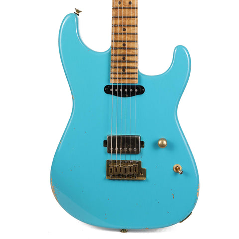 Charvel Custom Shop Nitro Aged San Dimas Faded Taos Turquoise