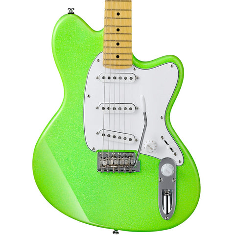 Ibanez Yvette Young Signature YY10 Slime Green Sparkle