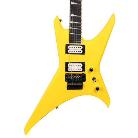 Jackson Custom Shop Warrior Matte Graffiti Yellow