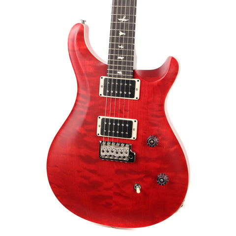 PRS Wood Library CE24 Satin Quilt Top Ruby Red