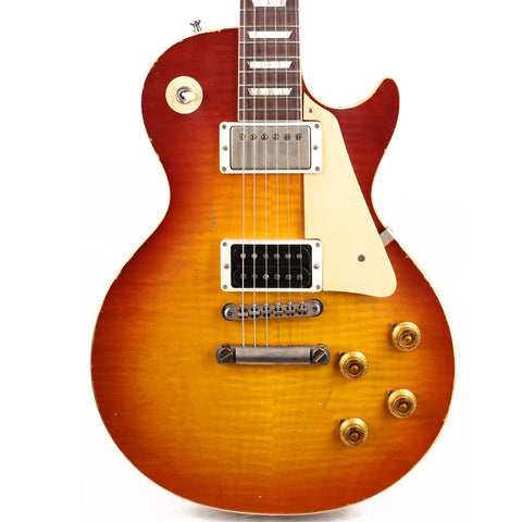 Gibson Custom Shop 1959 Les Paul Reissue Aged Orange Sunset Fade Murphy Lab Heavy Aged Made 2 Measure