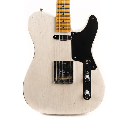 Fender Custom Shop Limited Edition Roasted Pine Double Esquire Aged White Blonde
