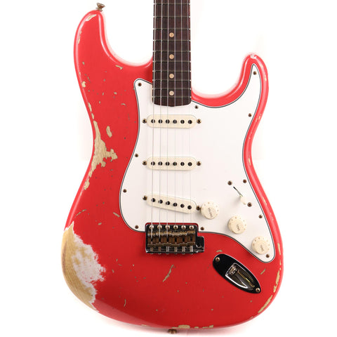 Fender Custom Shop Korina 1963 Stratocaster Fiesta Red Heavy Relic