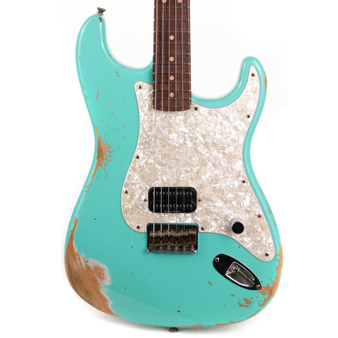 Fender Custom Shop 1969 Stratocaster Hardtail Heavy Relic Seafoam Green