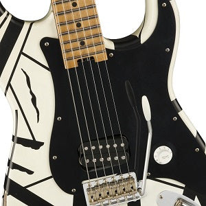 EVH Striped Series '78 Eruption Guitar Relic Black and White