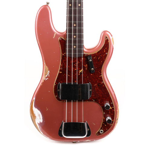 Fender Custom Shop 1960 Precision Bass Heavy Relic Aged Burgundy Mist Metallic