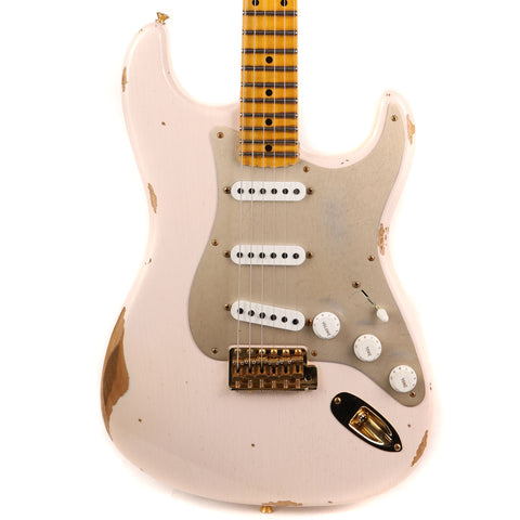 Fender Custom Shop 1955 Stratocaster Super Faded Shell Pink Gold Hardware