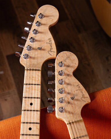 Andy Hicks '69 Strat laser etched headstock - the music zoo