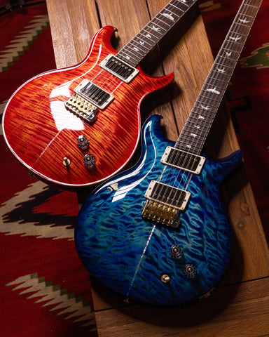 PRS Wood Library Santana Retro Guitars at The Music Zoo full shot