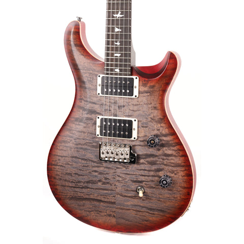 PRS Wood Library CE24 Satin Quilt Top Faded Grey Black Cherry Burst