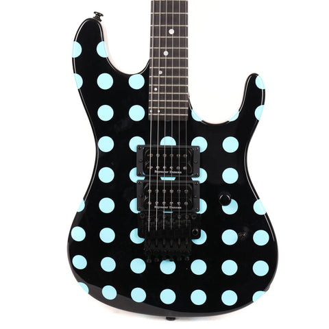 Kramer Nightswan Black with Blue Polka Dots Used