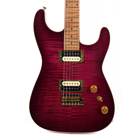 Colletti Guitars Speed of Sound Roasted Mahogany Magenta Burst