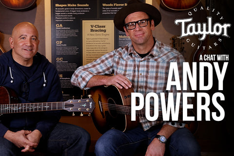Tommy Colletti and Andy Powers at The Music Zoo