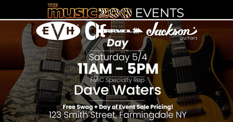 EVH, Jackson & Charvel Day at The Music Zoo!