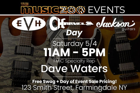 EVH, Jackson & Charvel Day at The Music Zoo!