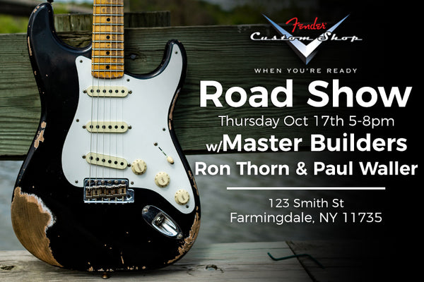 Fender Custom Shop Road Show on Thursday, October 17th!