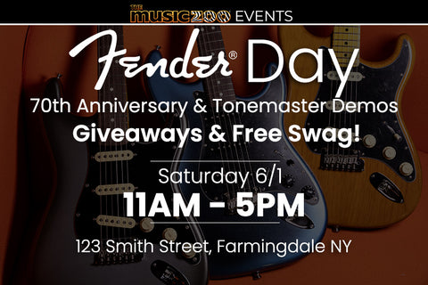 Fender Day at The Music Zoo -  Saturday, June 1st!
