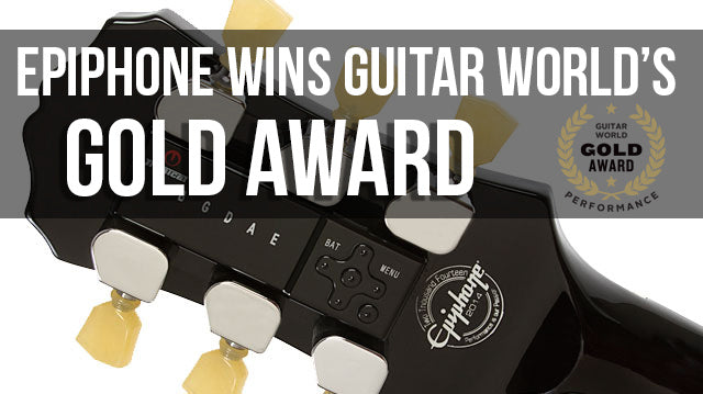 Epiphone Les Paul Classic-T Wins Guitar World’s Gold Award