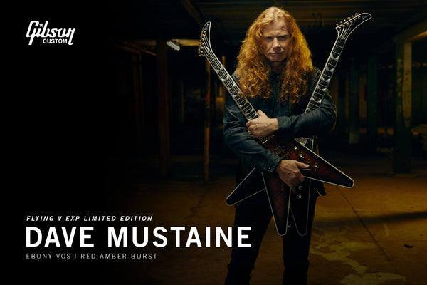 Gibson Custom Shop Announces New Dave Mustaine Flying V EXP Limited Edition!