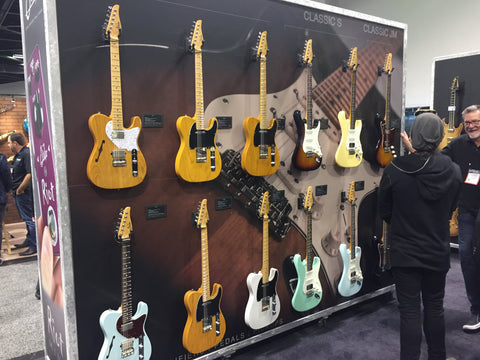 namm 2018 suhr electric guitars