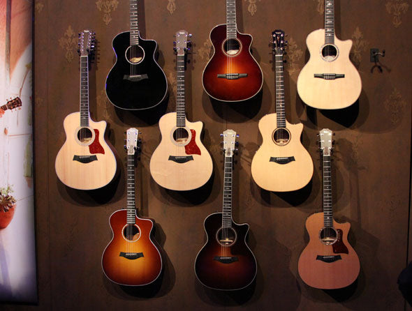 New Taylor Acoustic Guitars Line Up For 2012