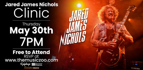 Jared James Nichols Guitar Clinic at The Music Zoo