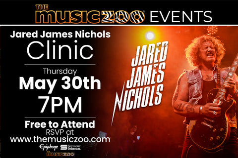 Jared James Nichols Guitar Clinic at The Music Zoo