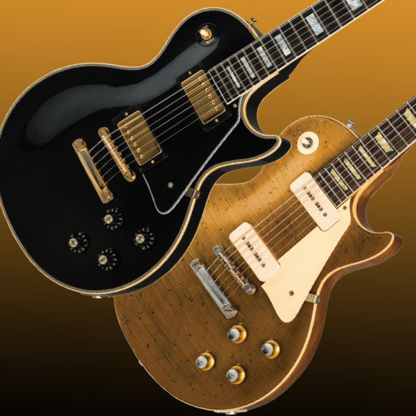 New Gibson Custom Shop Limited Runs - 1968 Les Paul Reissues - Aged Goldtop & Black Beauty