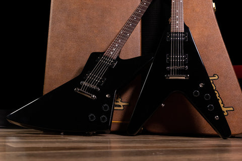 Gibson USA 80s Flying V and Explorer the music zoo