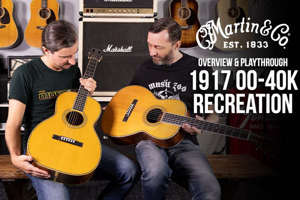 Recreating a Rare 1917 Martin 00-40K with the Martin Custom Shop!