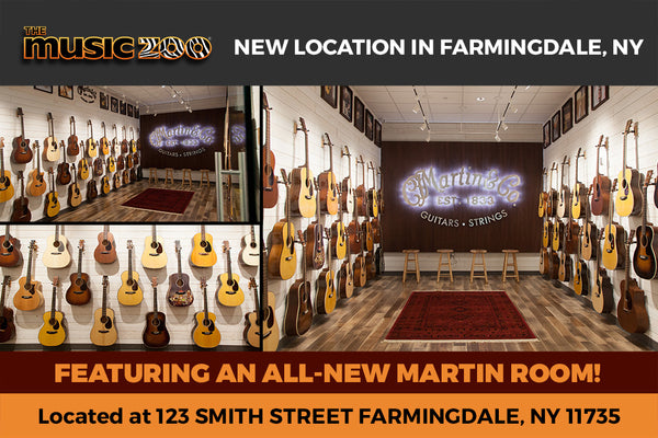 Visit The All-New Martin Showroom At The Music Zoo in Farmingdale, NY!