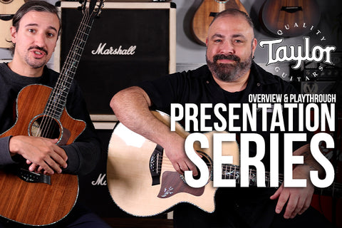taylor presentation series demo video at the music zoo