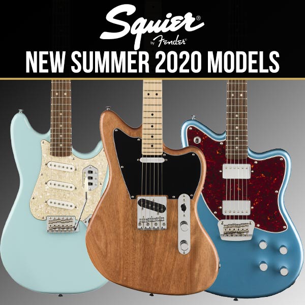 New Squier Paranormal Series Offset Guitars Announced for Summer 2020!